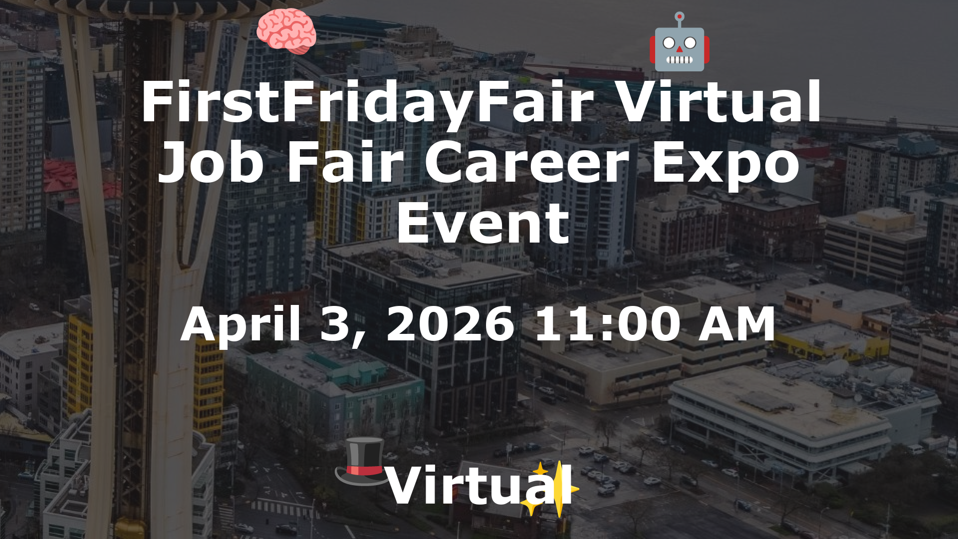 FirstFridayFair Virtual Job Fair Career Expo Event event image
